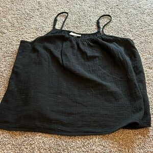 SIZE L black flowly black tank top